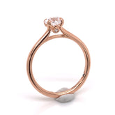 14K Rose Gold 0.75ct Round Diamond Engagement Ring- Special Order Only